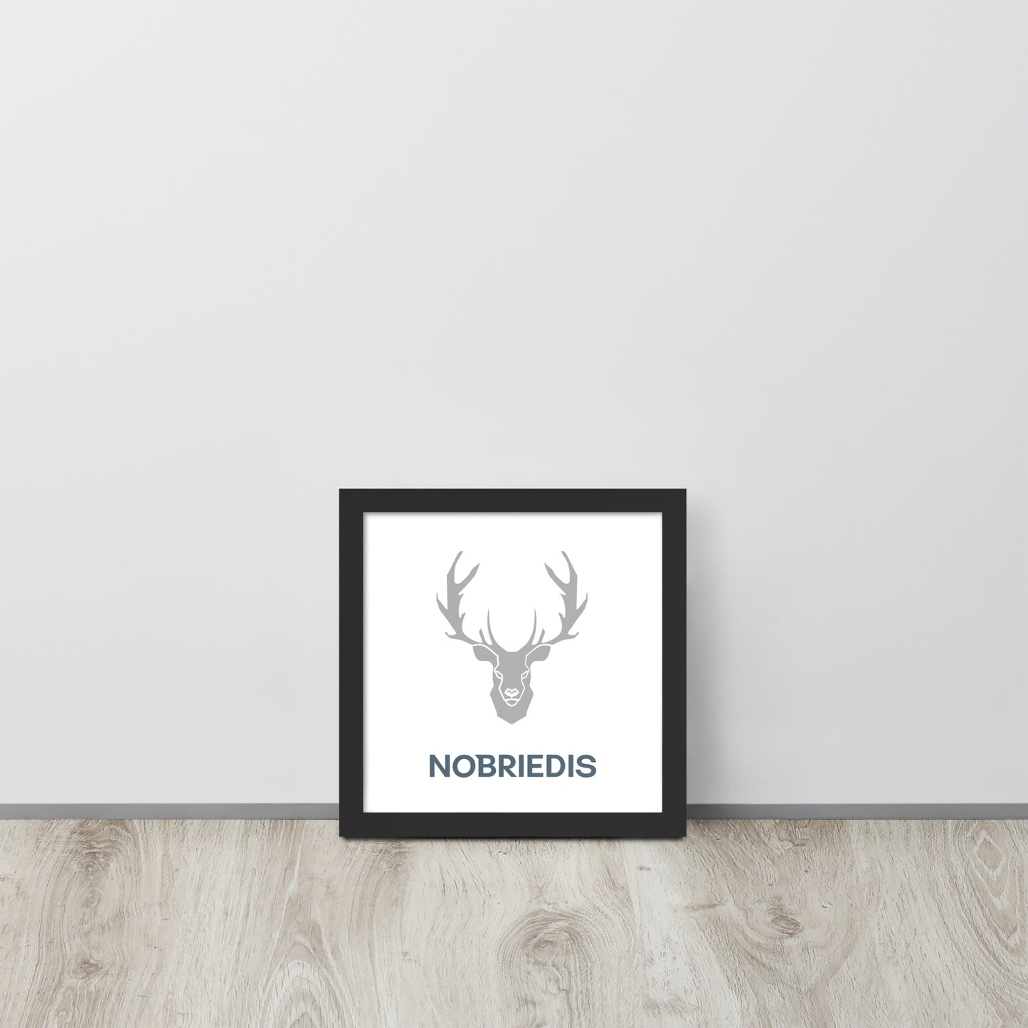 Framed poster grey NOBRIEDIS