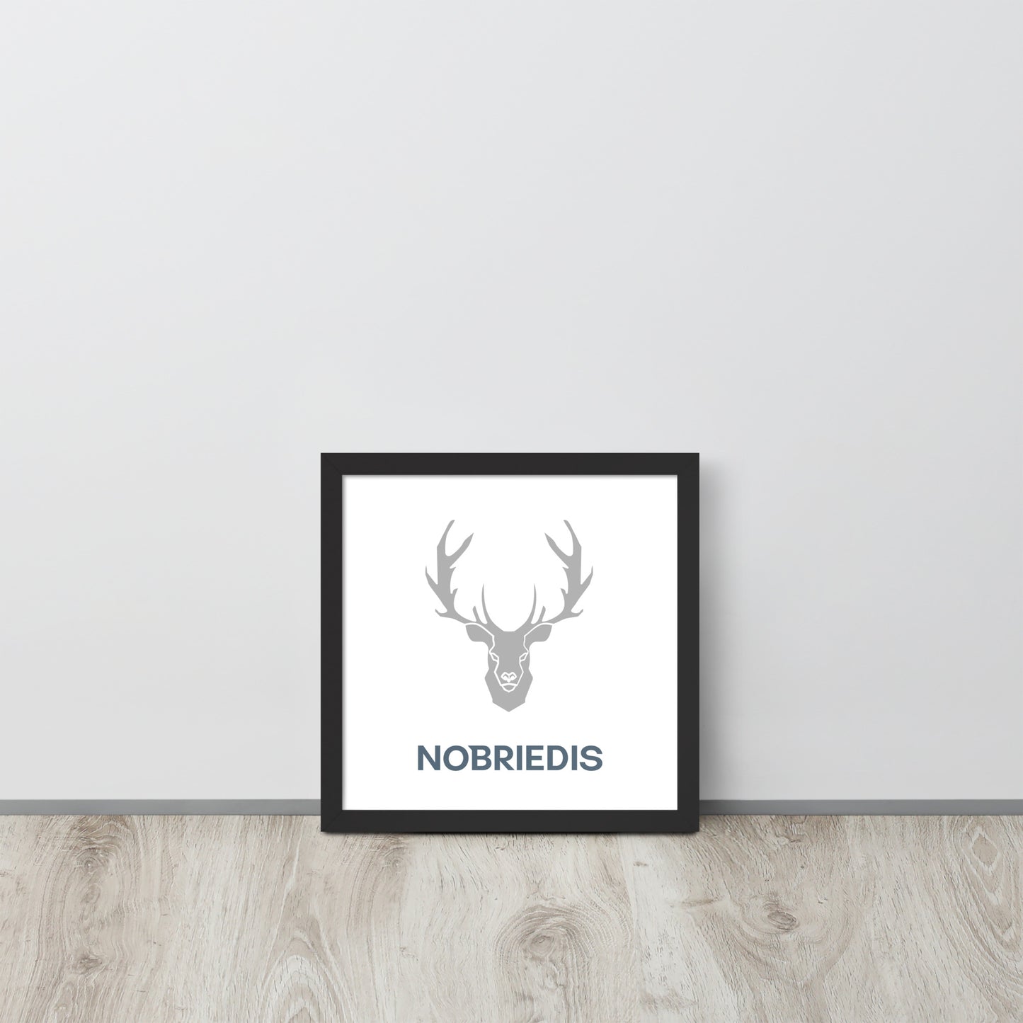 Framed poster grey NOBRIEDIS