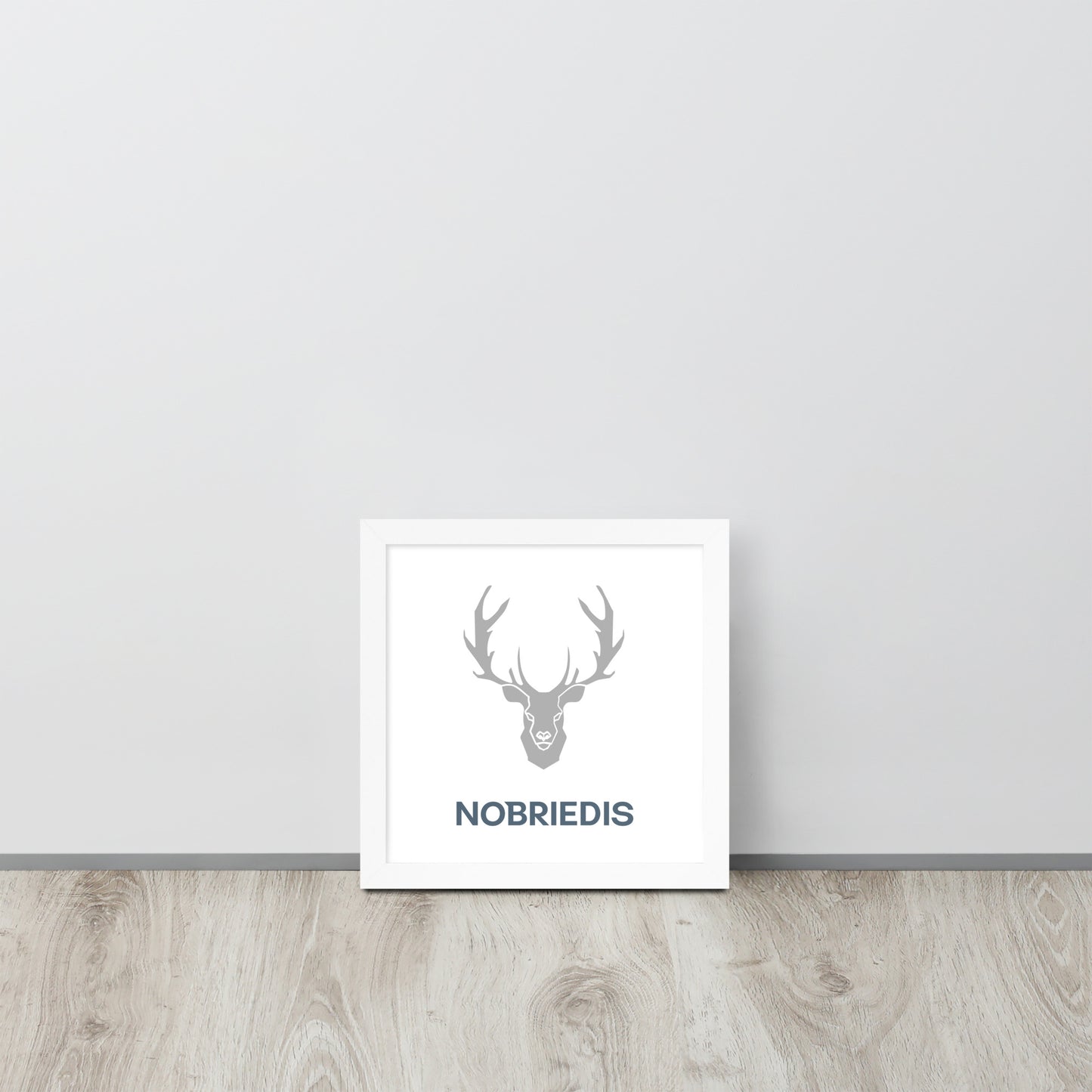 Framed poster grey NOBRIEDIS