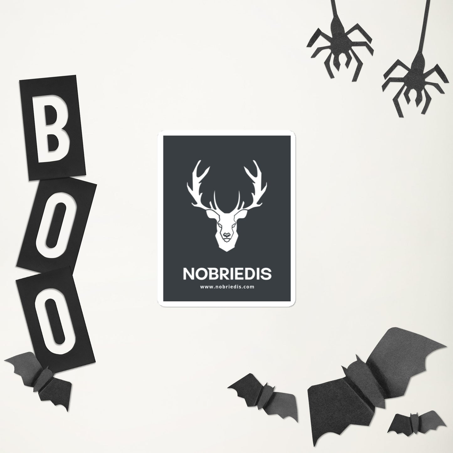 Bubble-free stickers black NOBRIEDIS