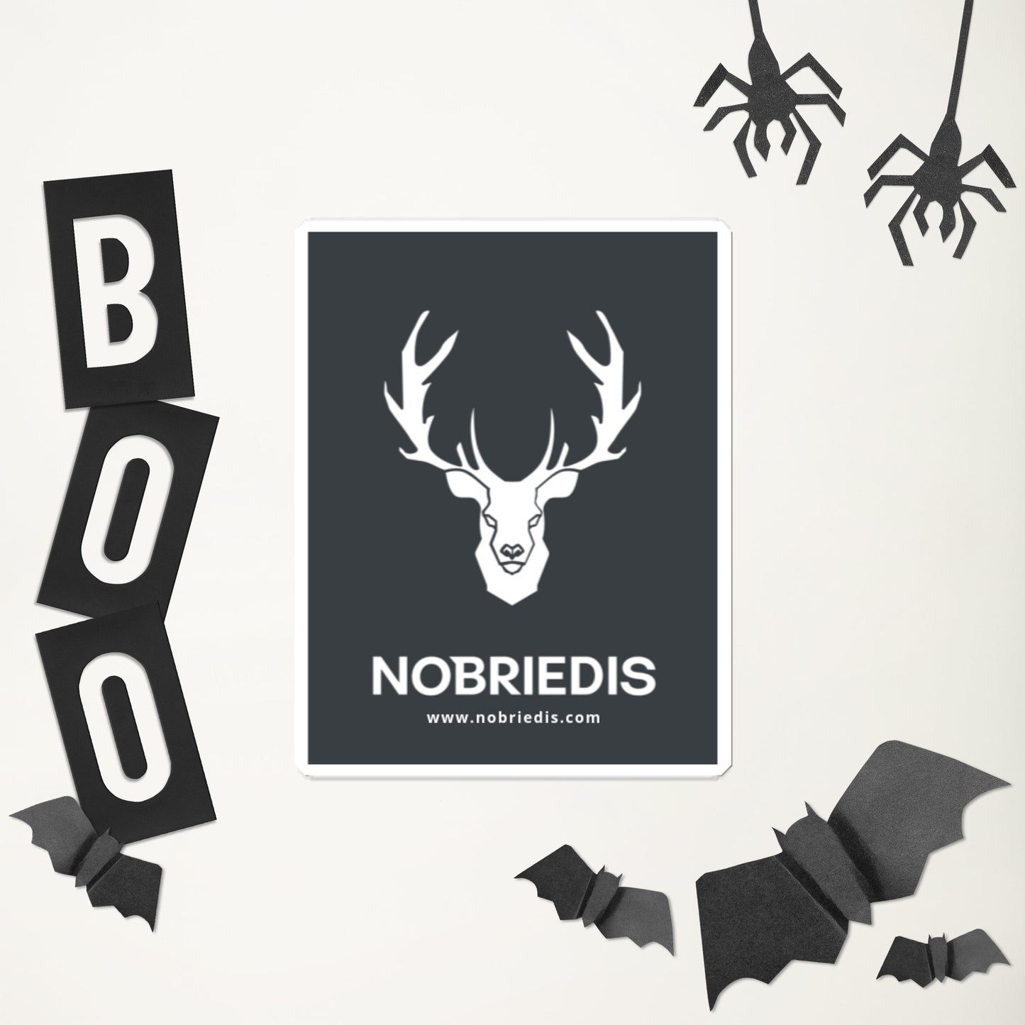 Bubble-free stickers black NOBRIEDIS