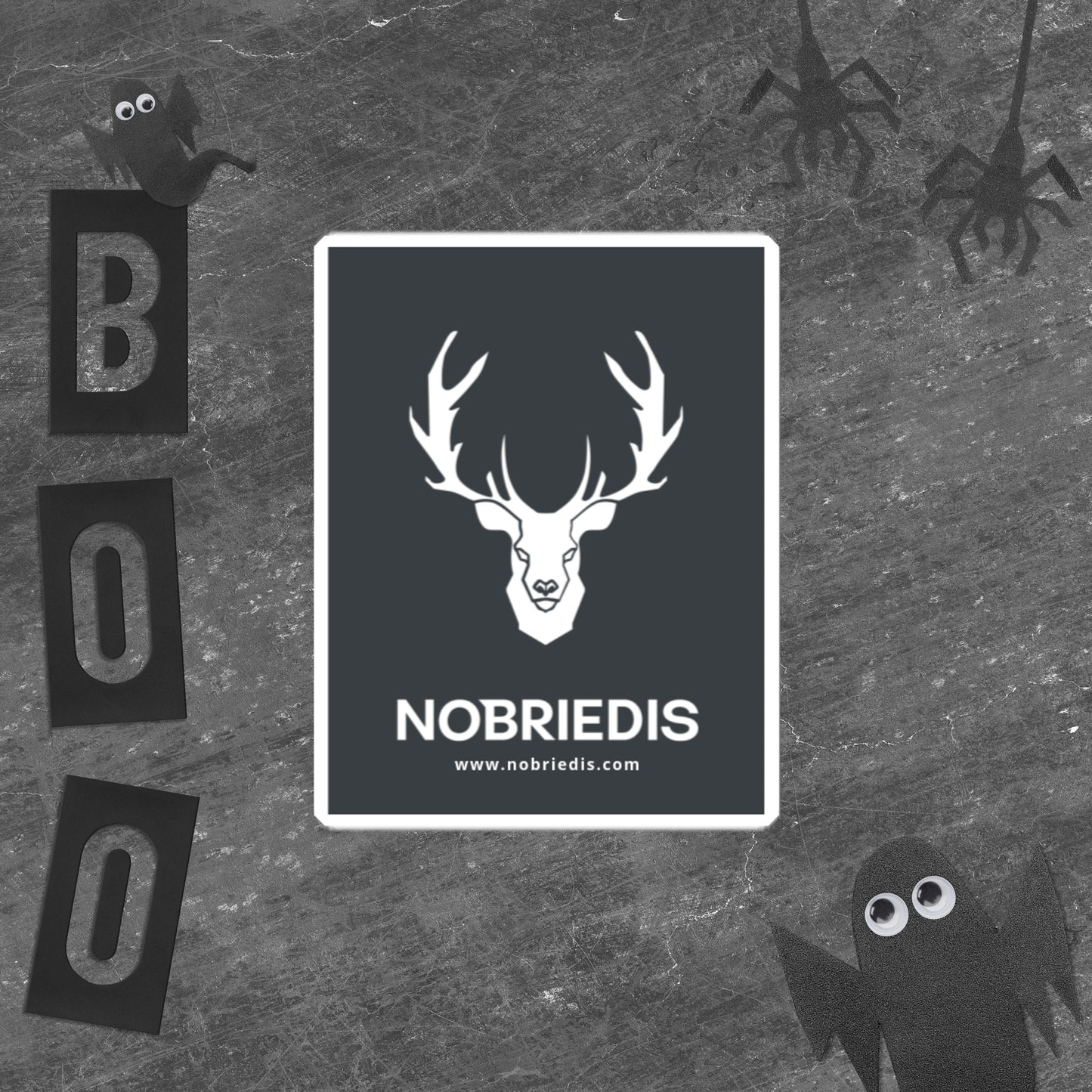 Bubble-free stickers black NOBRIEDIS