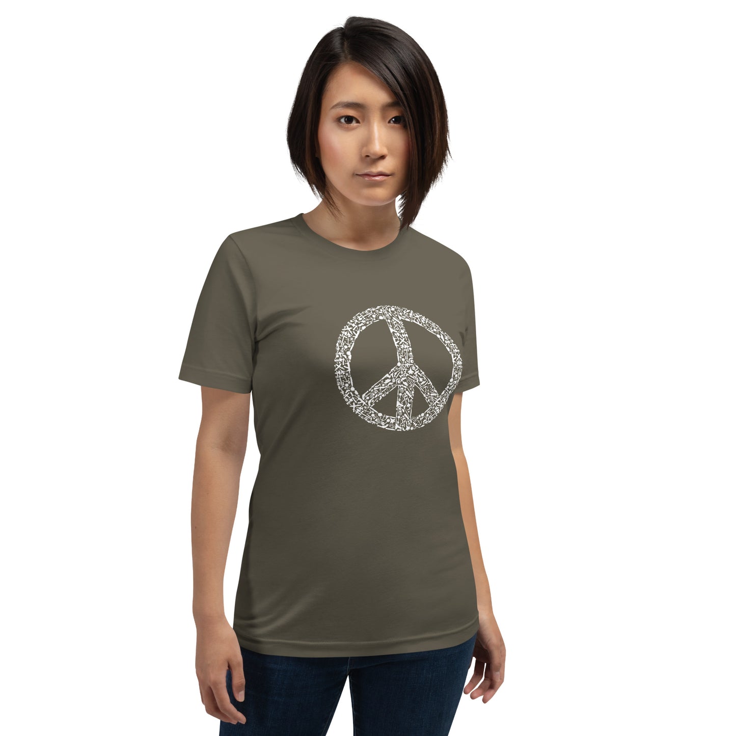 Unisex t-krekls WAR PEACE