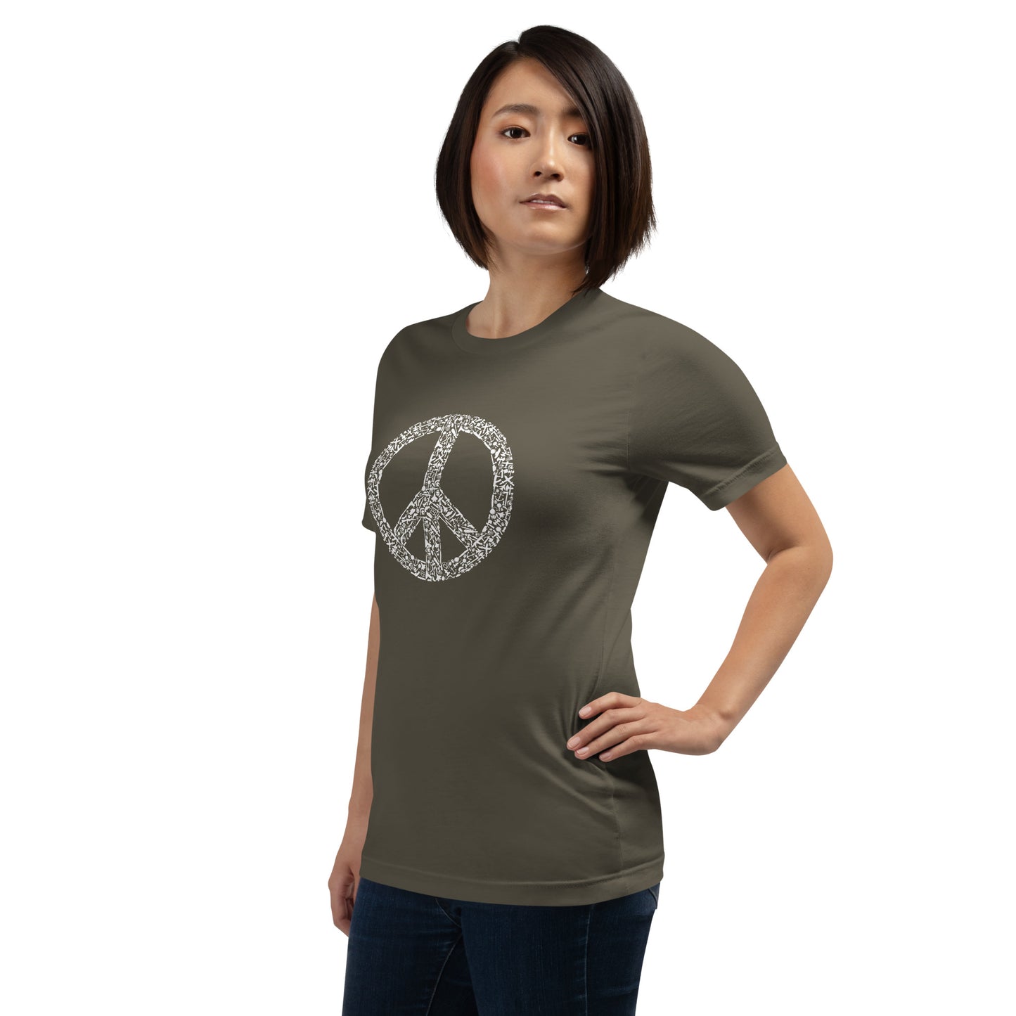 Unisex t-krekls WAR PEACE