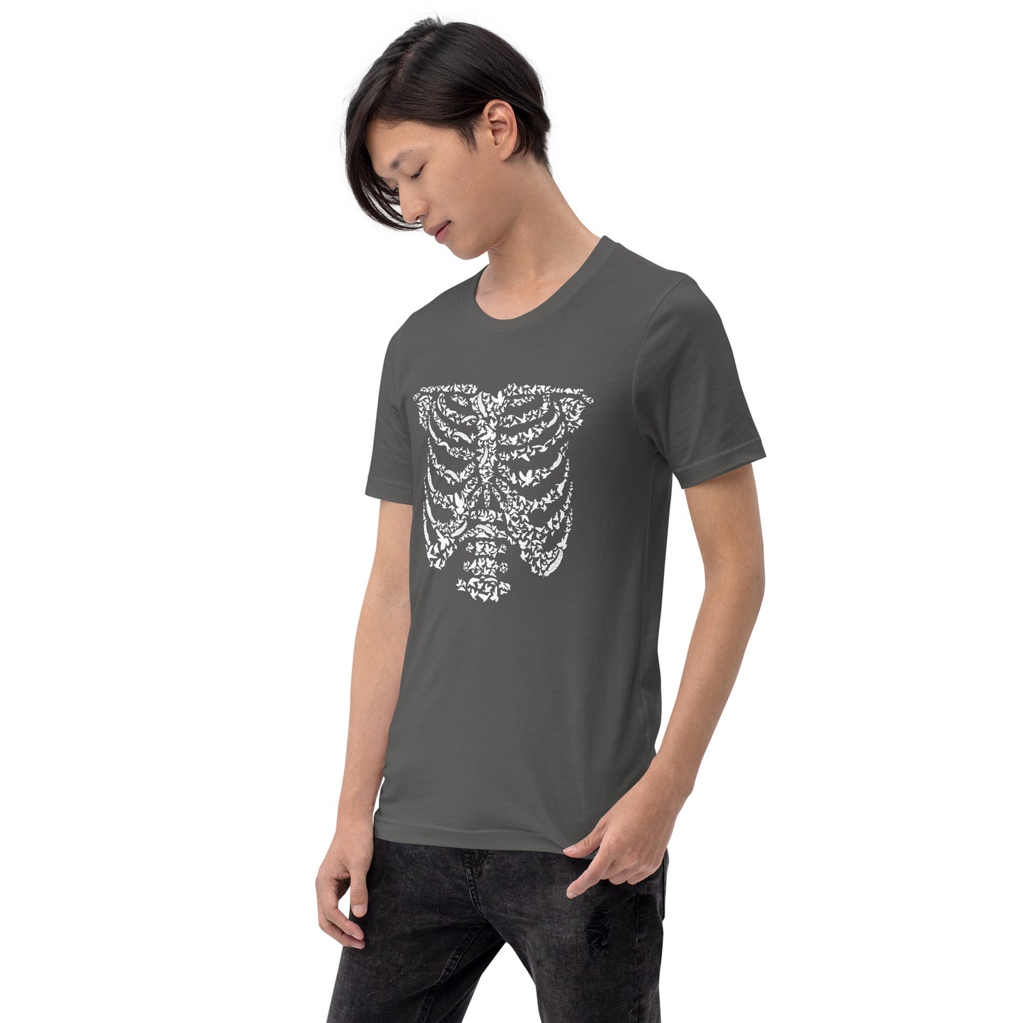 Unisex t-krekls RIBCAGE BIRD