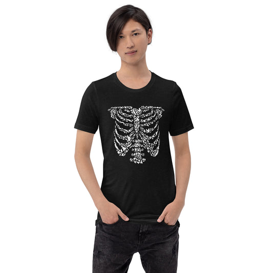 Unisex t-krekls RIBCAGE BIRD